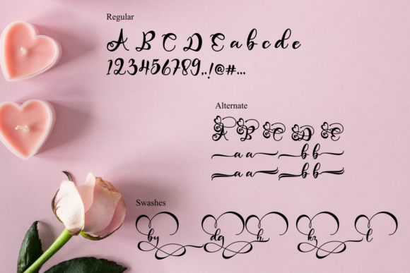 Angelica Font Poster 6