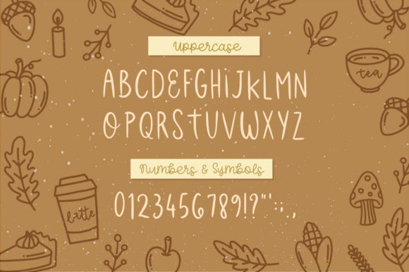 Apple Caramel Font Poster 2