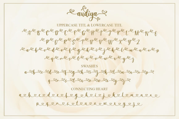 Audiya Font Poster 10