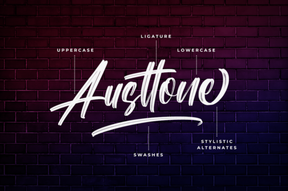 Austtone Font Poster 9