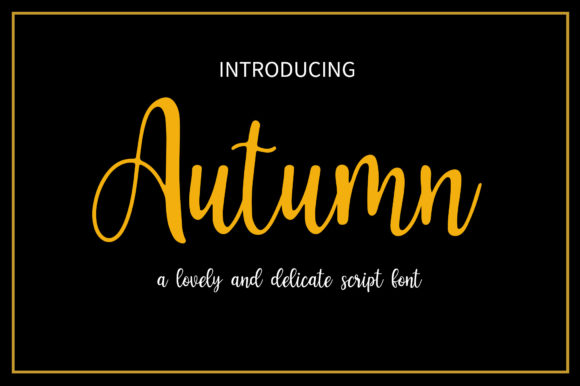 Autumn Font