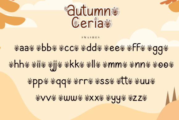 Autumn Ceria Font Poster 8