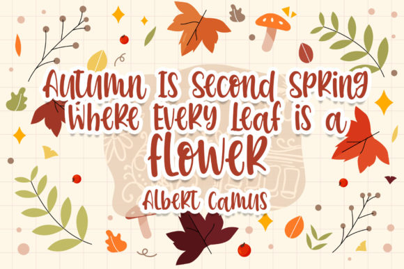 Autumn Lover Font Poster 4