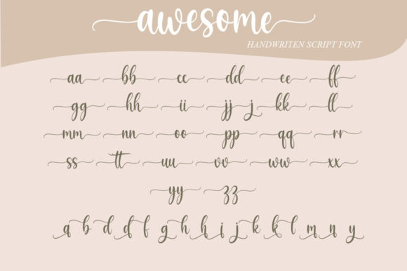 Awesome Font Poster 8