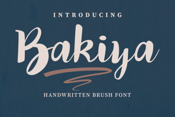 Bakiya Font Poster 1