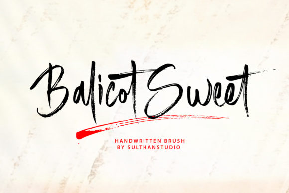 Balicot Sweet Font Poster 8