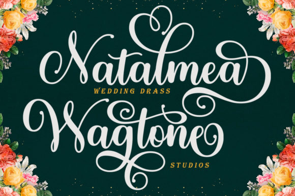 Baligline Beauty Font Poster 4