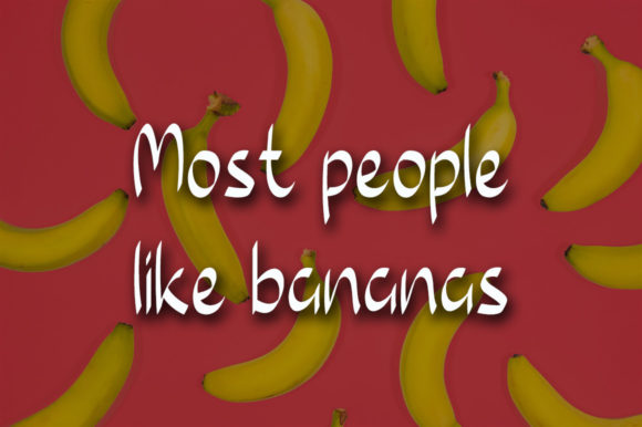 Banana Love Font Poster 3