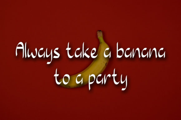 Banana Love Font Poster 4