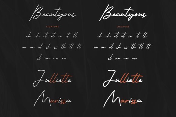 Beautyous Font Poster 8