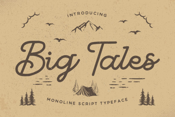 Big Tales Font Poster 1