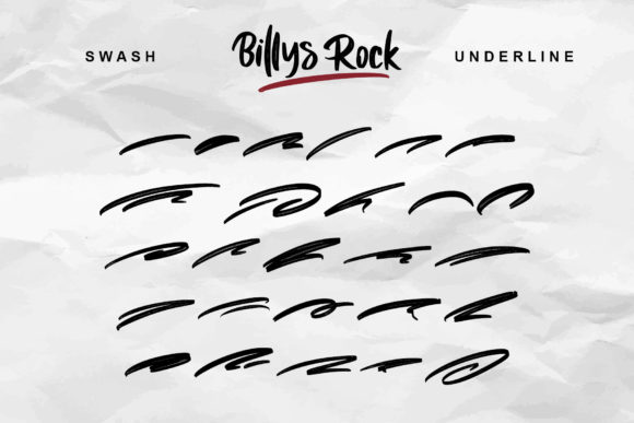 Billys Rock Font Poster 7