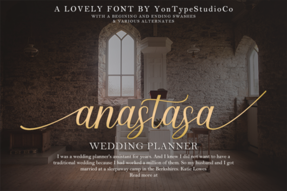 Bisatta Calligraphy Font Poster 5