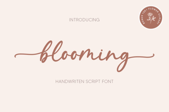 Blooming Font