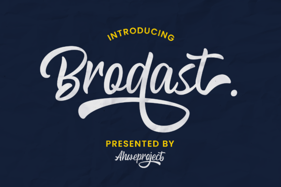 Brodast Font