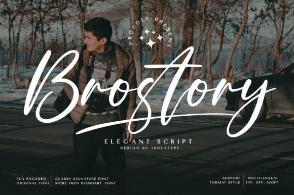 Brostory Font Poster 1