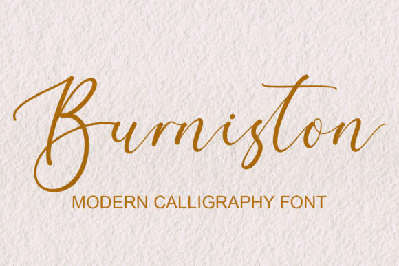 Burniston Font Poster 1