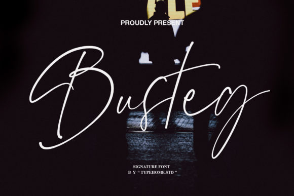 Busteg Font Poster 1