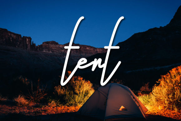 Camping Script Font Poster 3