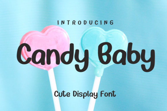 Candy Baby Font Poster 1