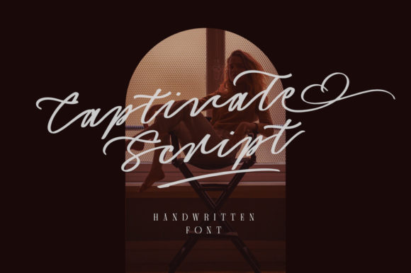 Captivate Script Font Poster 1