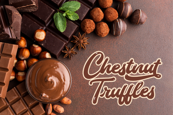 Choco Berry Font Poster 17