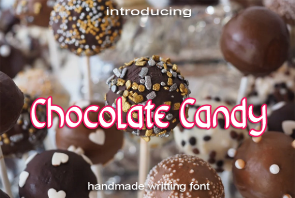 Chocolate Candy Font Poster 1