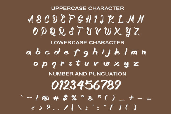 Chocolate Coffee Font Poster 4