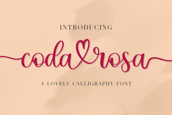 Coda Rosa Font Poster 1