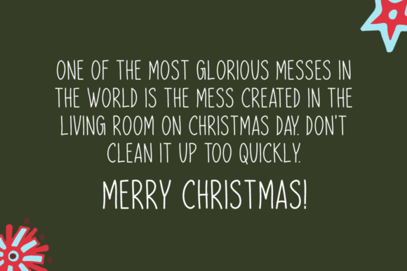 Connect Christmas Font Poster 2