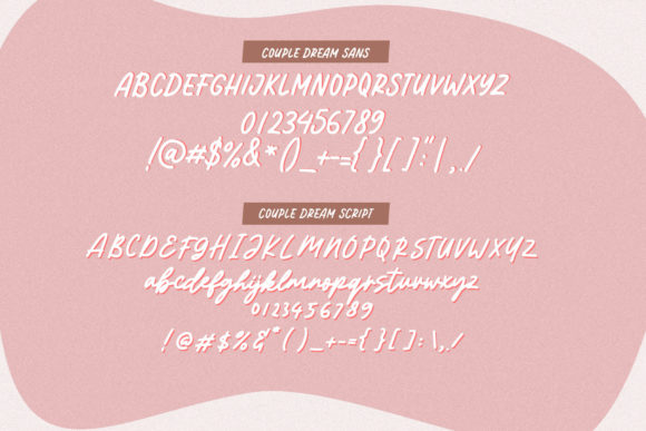 Couple Dream Font Poster 9