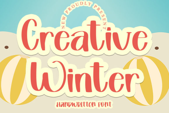 Creative Winter Font