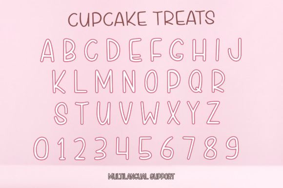 Cupcake Treats Font Poster 4