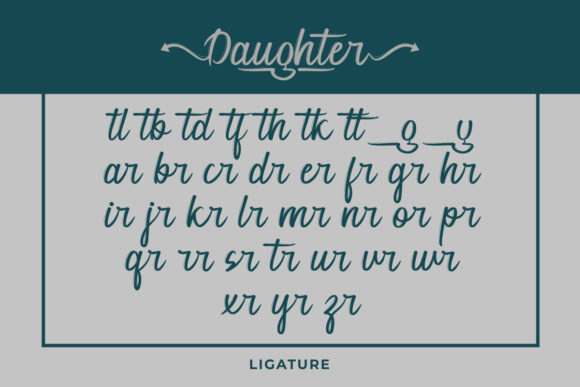 Daughter Font Poster 5