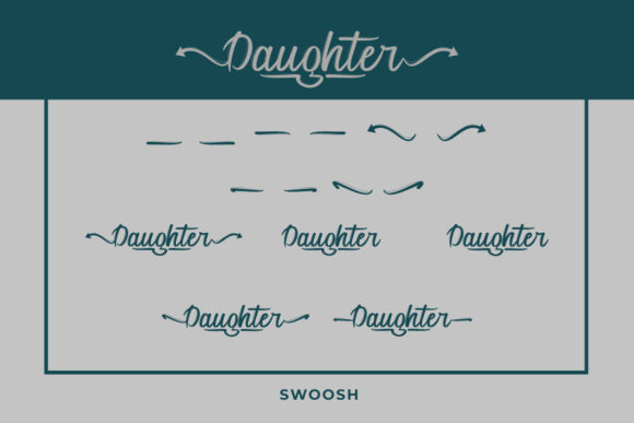Daughter Font Poster 7