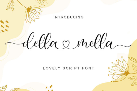 Della Mella Font Poster 1