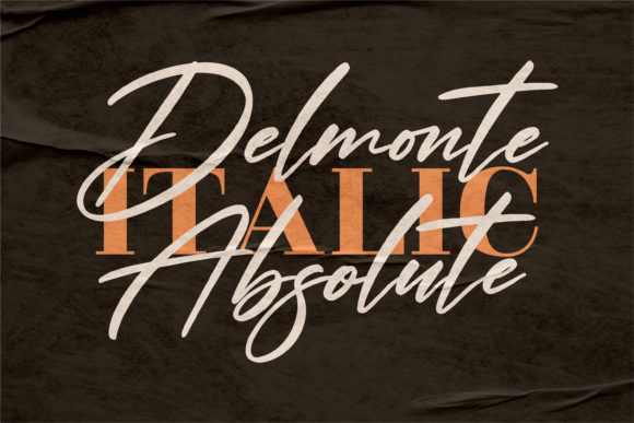 Delmonte Absolute Font Poster 2