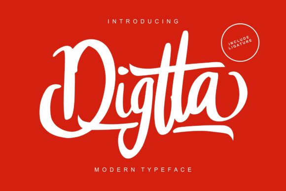 Digtta Font Poster 1