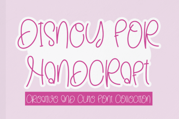 Disney for Handcraft Font Poster 1