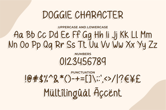 Doggie Font Poster 5