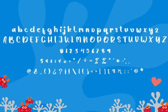 Dolphin Candy Font Poster 2