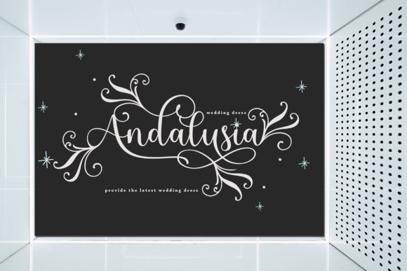 Donitea Script Font Poster 2