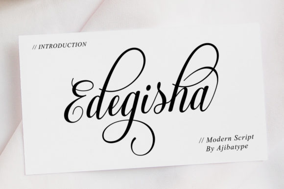 Edegisha Script Font