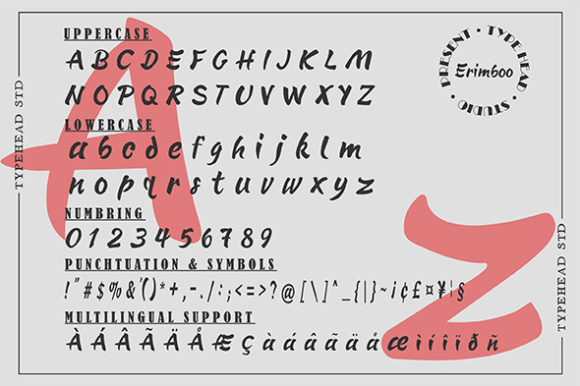 Erimboo Font Poster 8