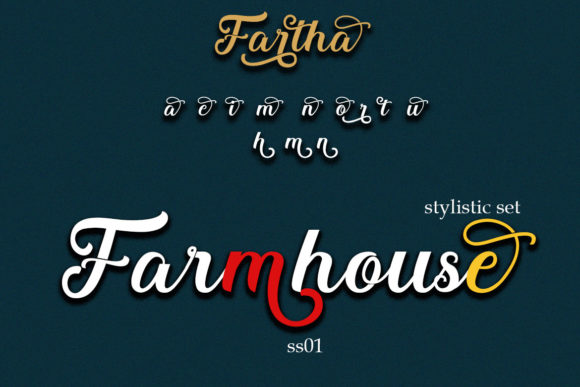 Fartha Font Poster 5