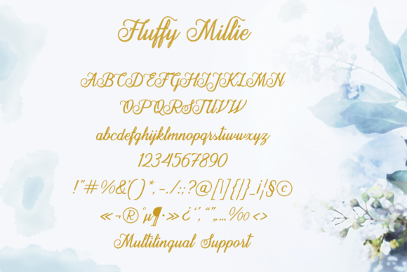 Fluffy Millie Font Poster 8