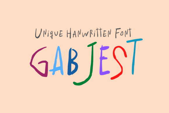 Gabjest Font Poster 1