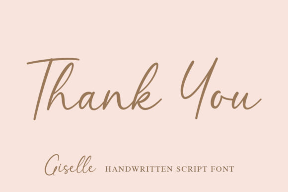 Giselle Font Poster 9