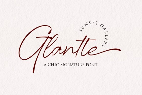 Glantte Font