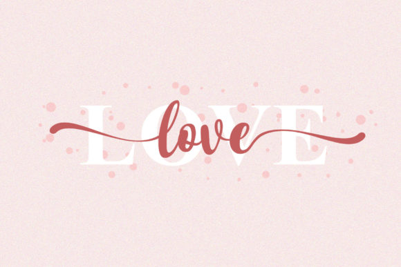 Goldlove Font Poster 6